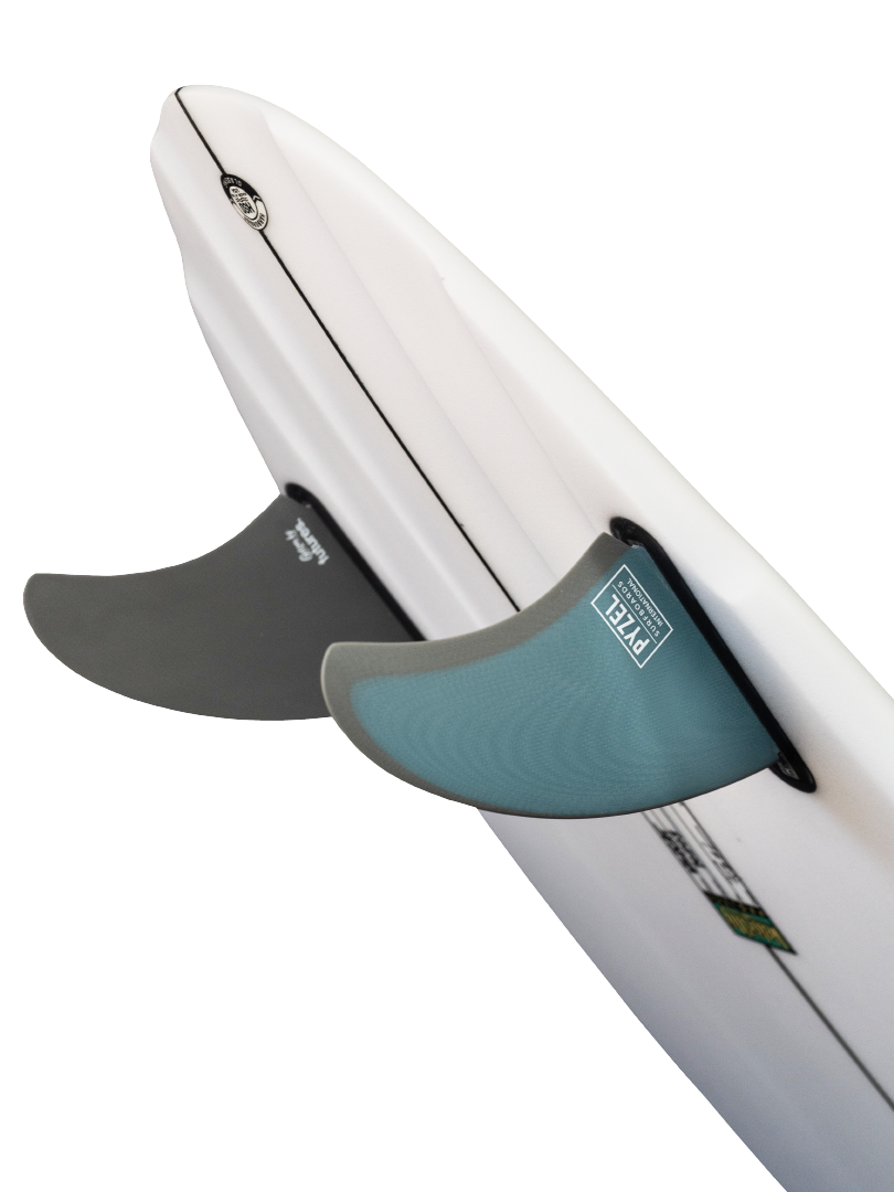 Futures Pyzel Bobcat Fiberglass Twin Fin Set