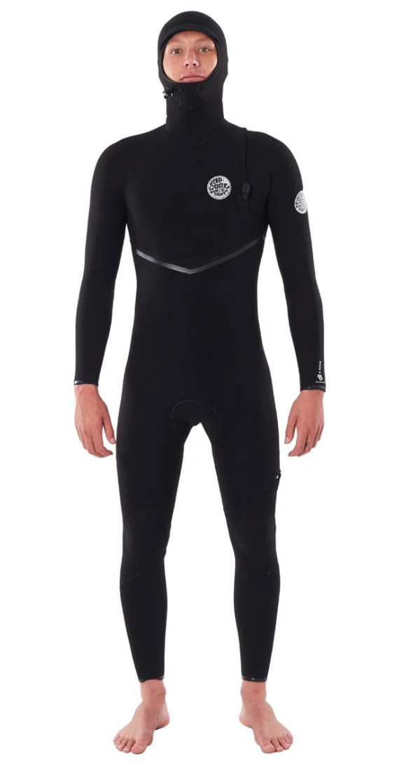 Rip Curl E-Bomb hooded 4/3 Zip Free Men's Wetsuit