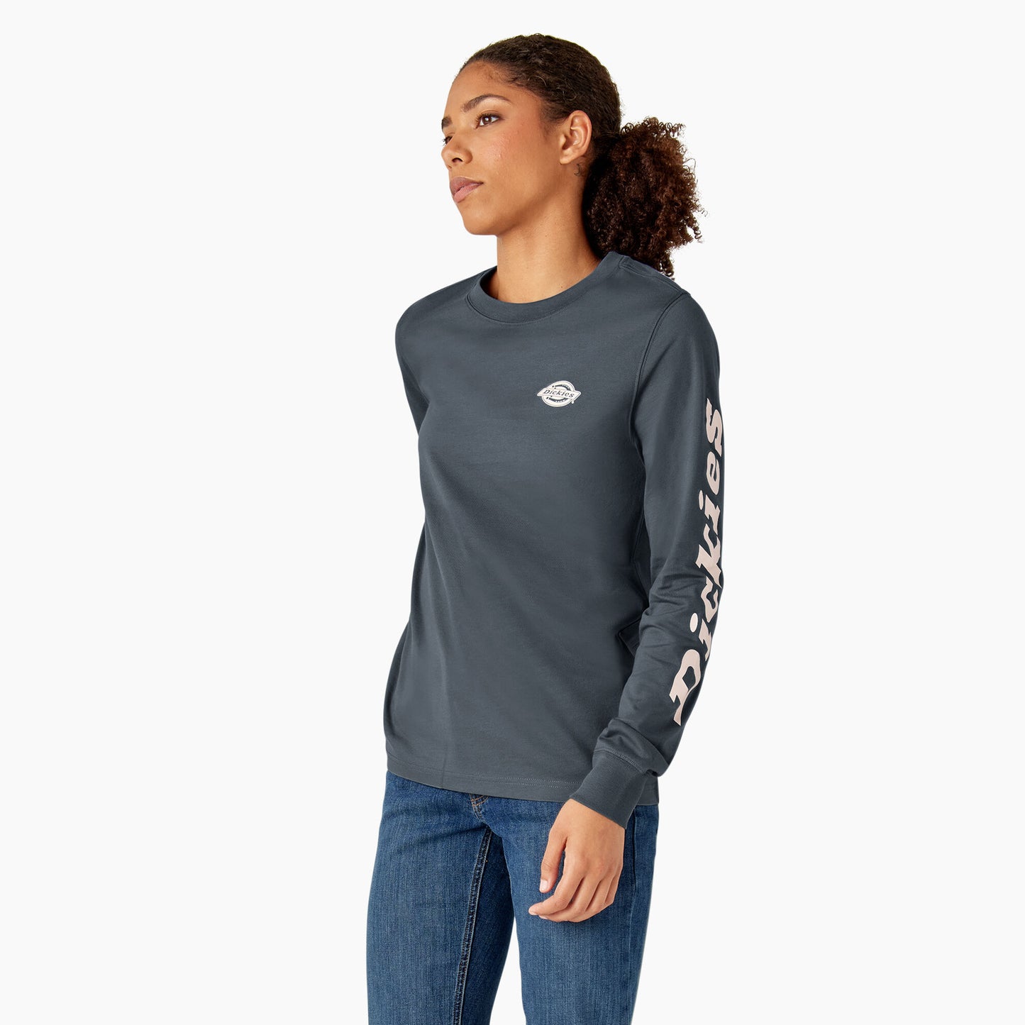 Dickies Women's Long Sleeve Knit Tee Shirt