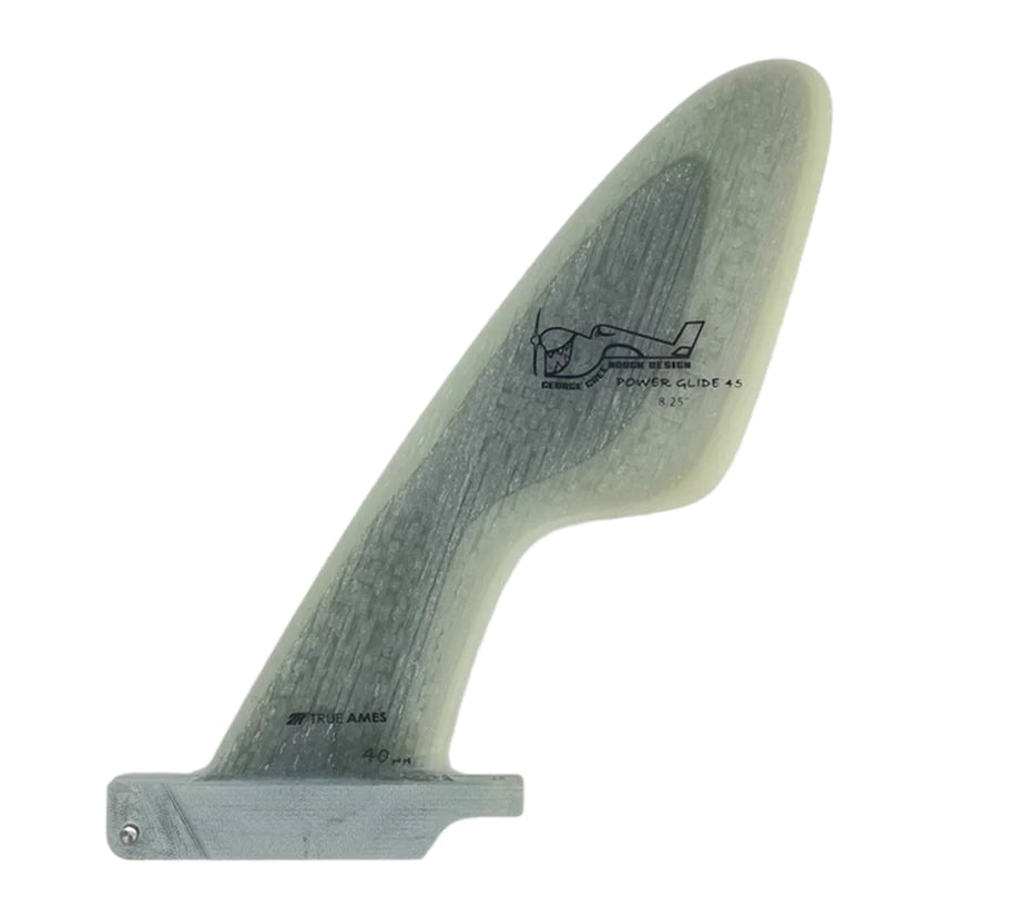 True Ames Greenough Power Glide 45° Single Fin