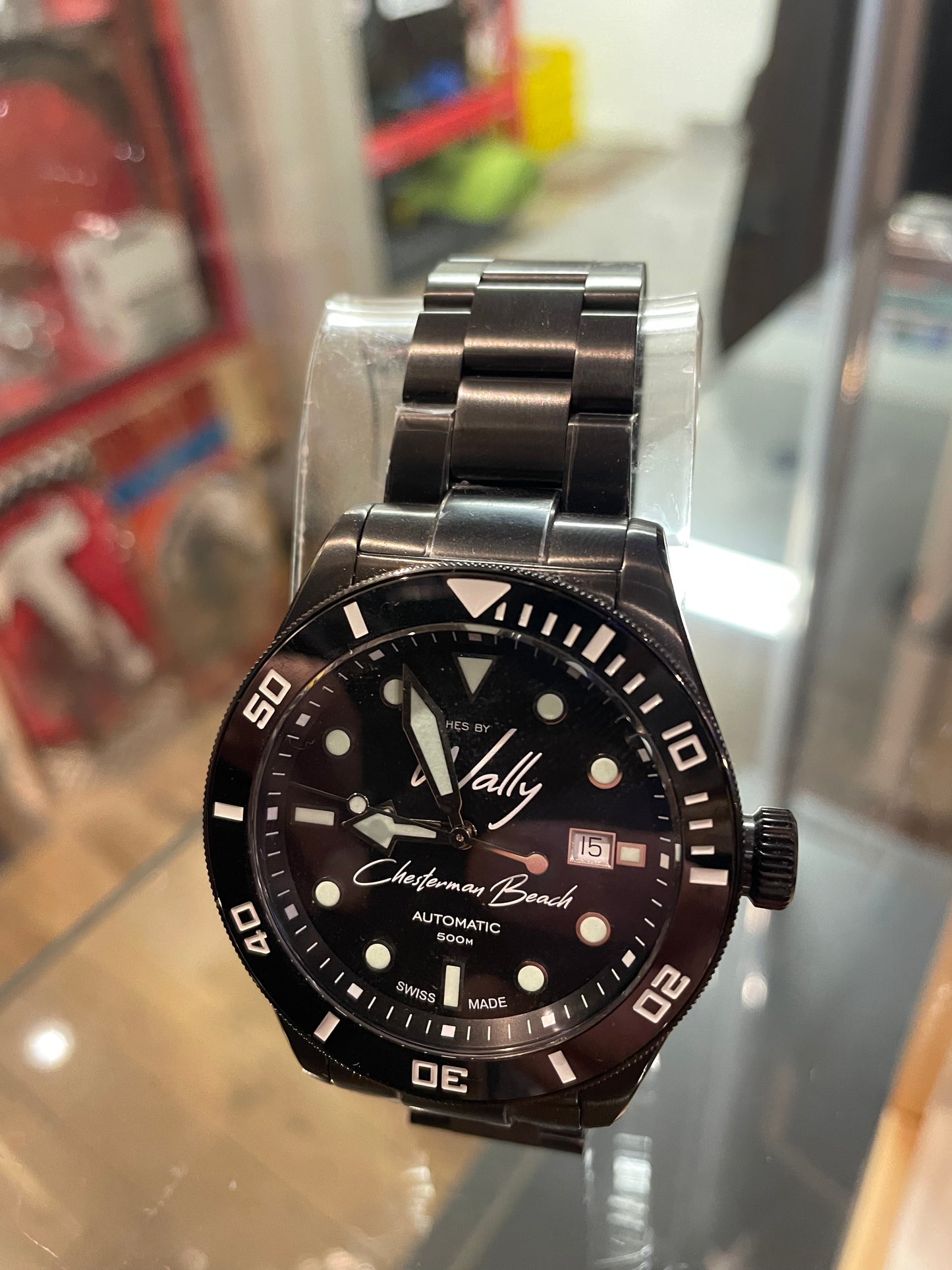 Wally Watch Chesterman - Gun Metal - Steel Gun Metal