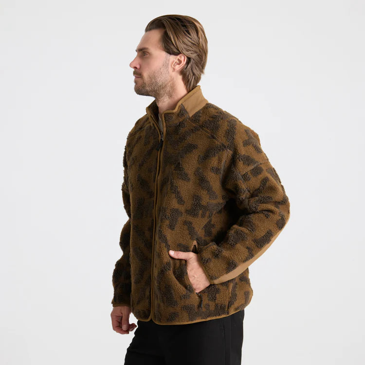 Roark Campover Jacquard Sherpa Zip
