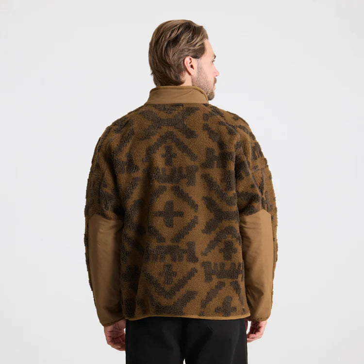 Roark Campover Jacquard Sherpa Zip