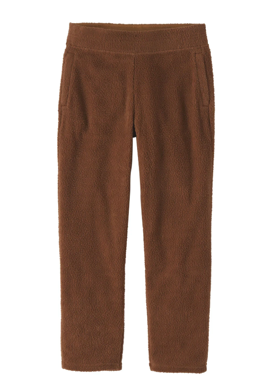 Patagonia W's Shearling Crops - Beer Bottle Brown