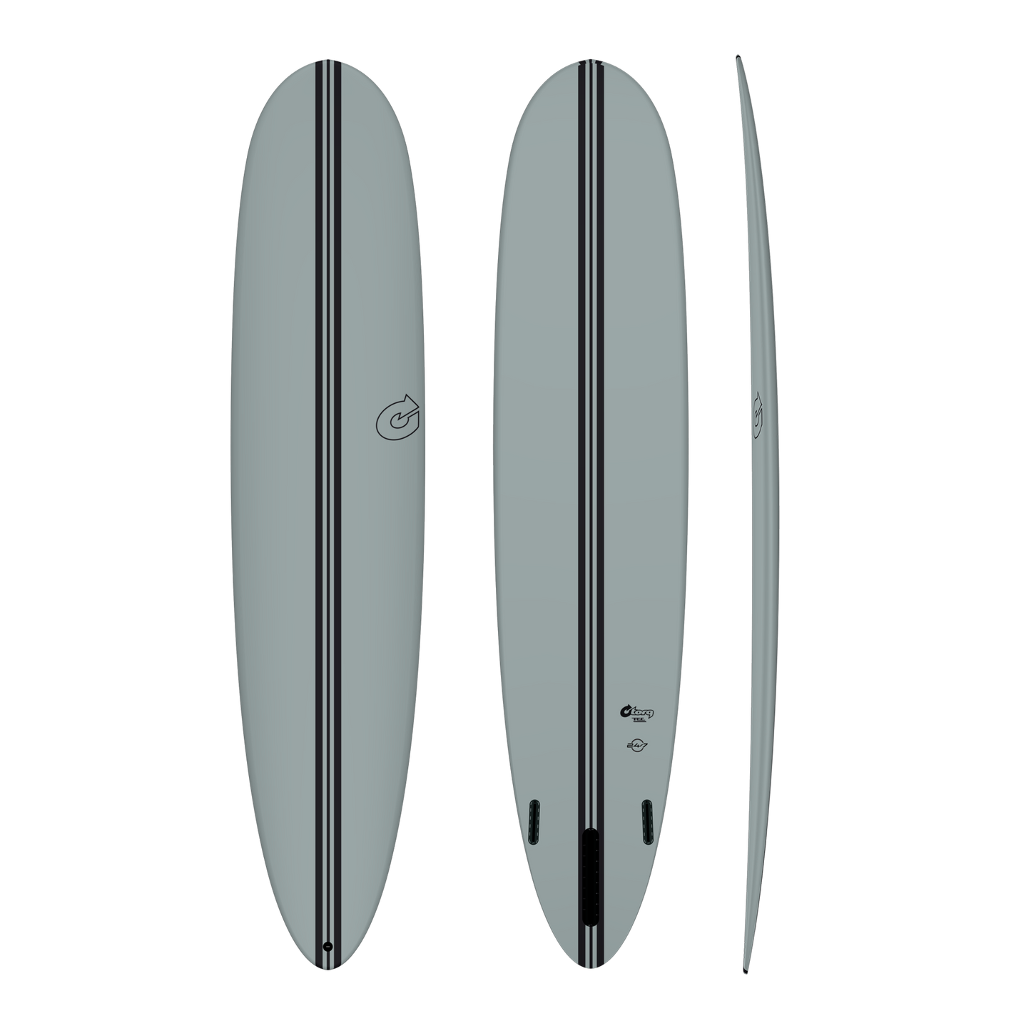 Torq TEC 24/7 9'0 Surfboard Grey Polished