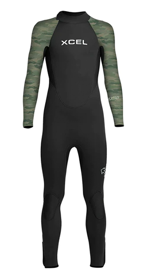 Xcel 4/3 Axis Kids Backzip Wetsuit