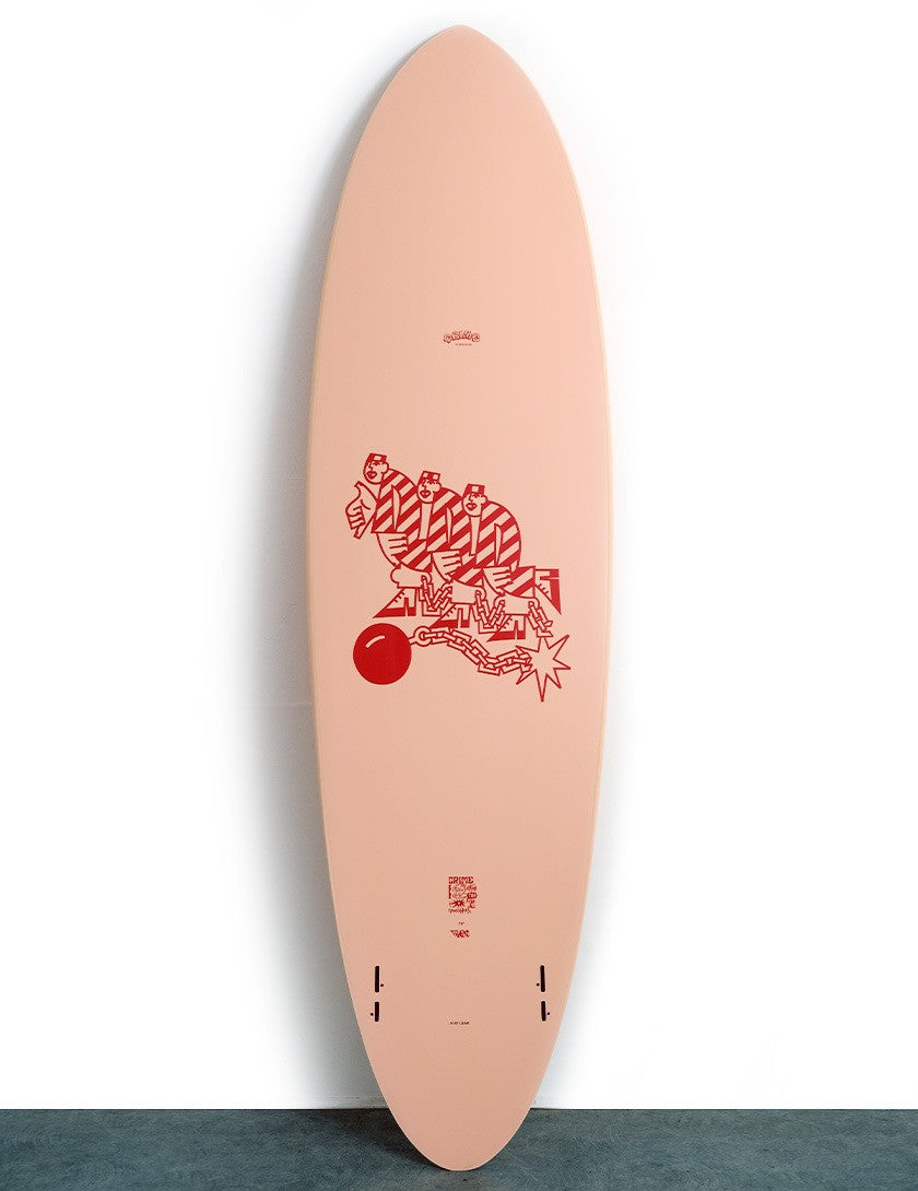CRIME SURFBOARD 7'0 MID-TWIN CA TWIN