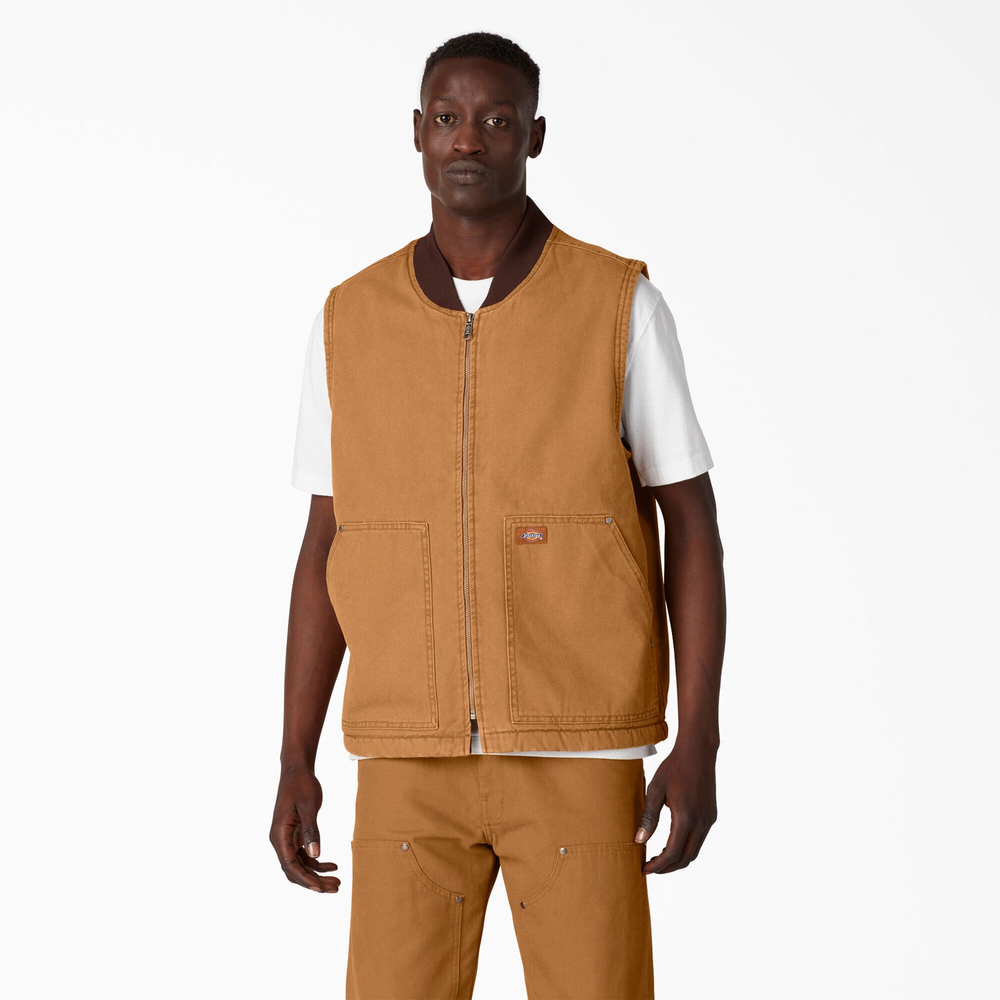 Dickies Men's Duck High Pile Lined Vest