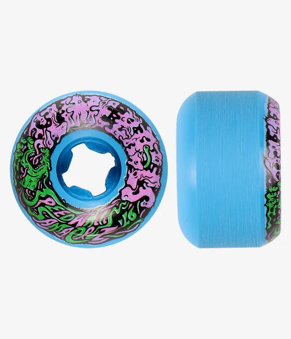Slime Balls Wheels 53mm 97A Wheels Blue Vomit