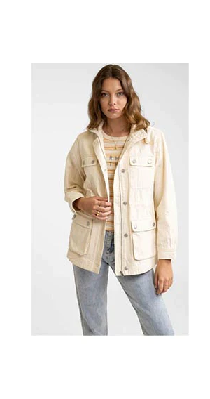 Rhythm Women's Military Jacket