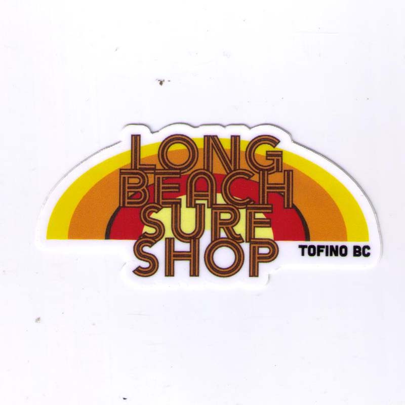 Long Beach Clover Rainbow Sticker