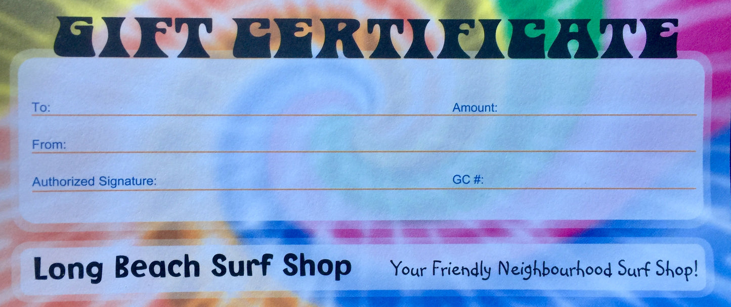 Gift Certificate