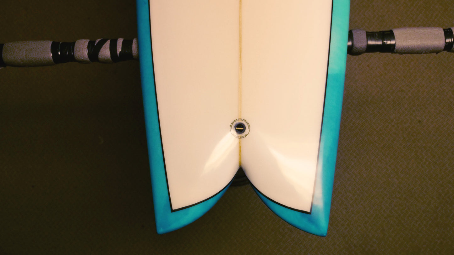 Ark 6'0 Twin Fish Hand Painted by Yvonne Acheson