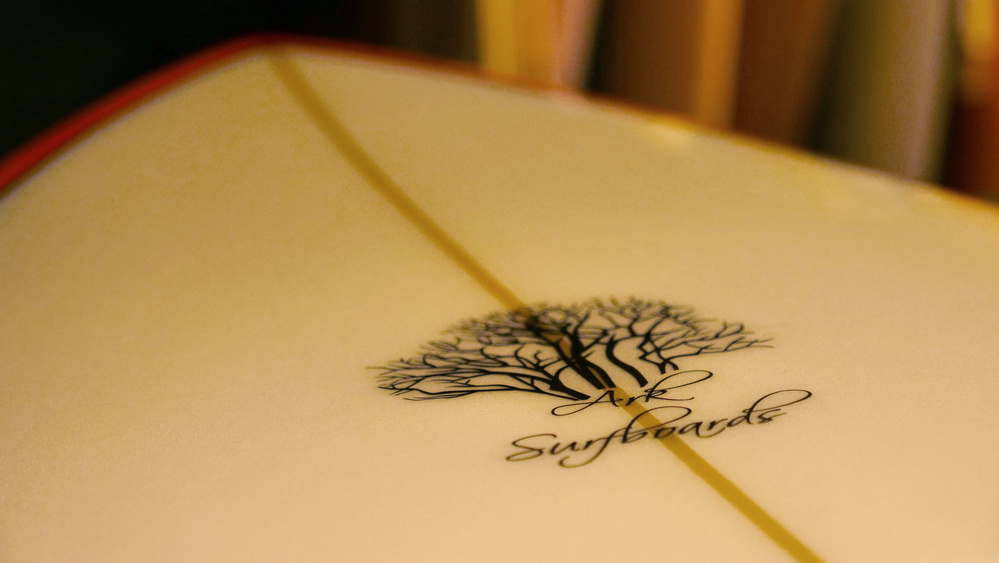 Ark 6'0 Twin Fish Hand Painted by Yvonne Acheson