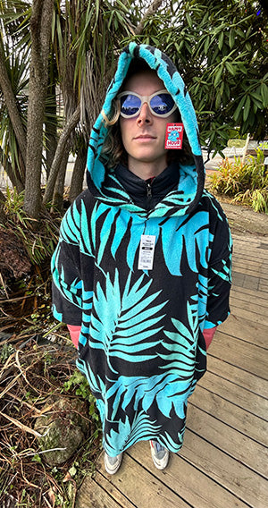 Block Microfiber Changing Poncho