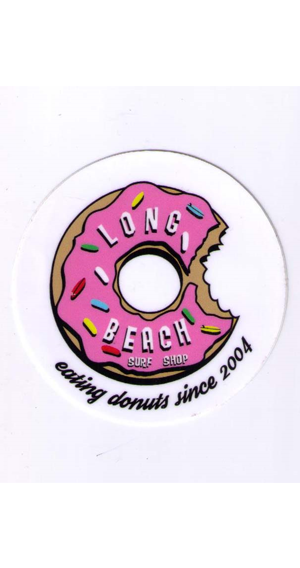 Long Beach Donut Sticker