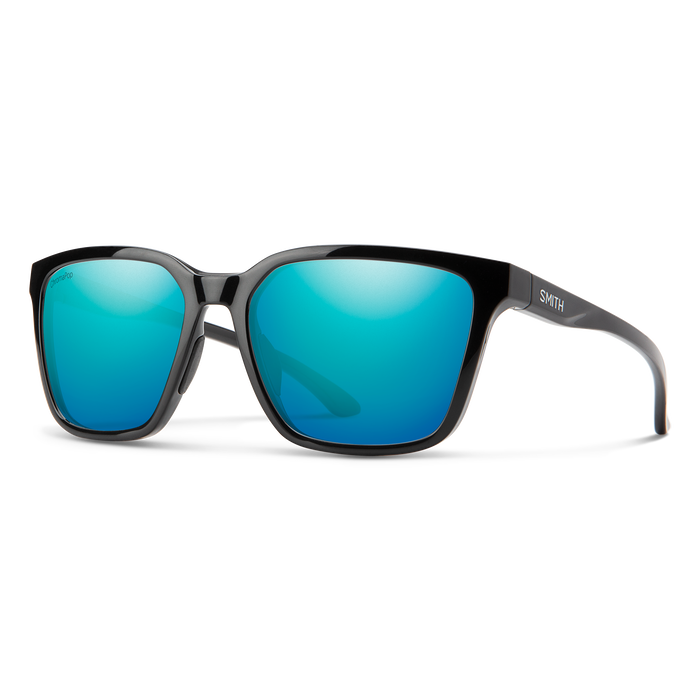 Smith Shoutout Sunglasses Black Frame ChromaPop Polarized Opal Mirror Lens