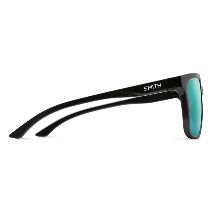 Smith Shoutout Sunglasses Black Frame ChromaPop Polarized Opal Mirror Lens