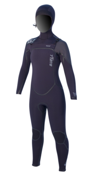 Buell RB2 4/3 Hooded Kids Wetsuit