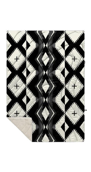 RUMPL Sherpa Puffy Blanket Woven Daydream