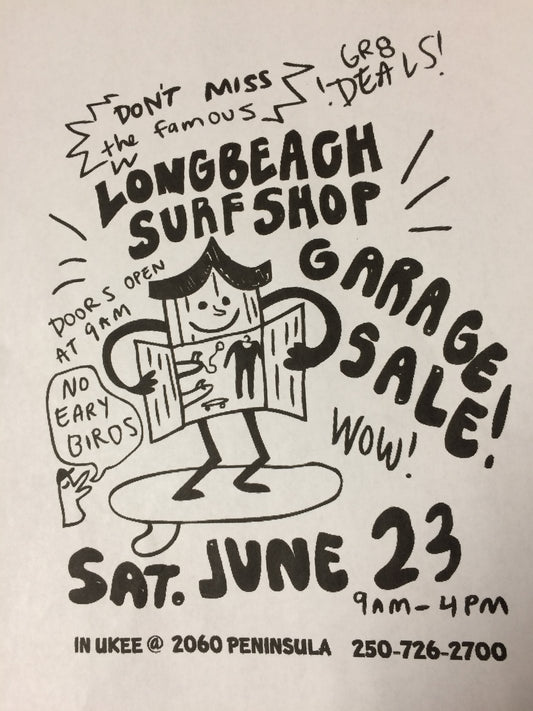 Garage Sale at LBSS Ukee tomorrow!