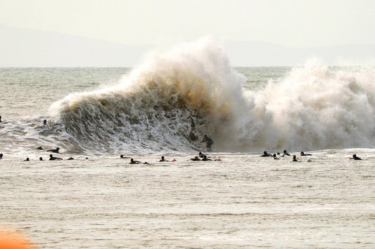 Joe and Tom Curren surfing Sandspit from One California Day