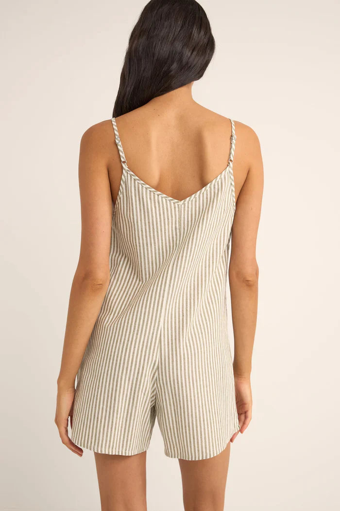 Rhythm Valley Stripe Adjustable Romper