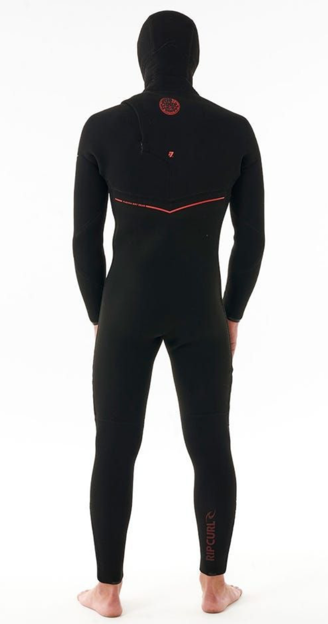 Rip Curl Fusion 5/4 Zip free hooded Men's wetsuit