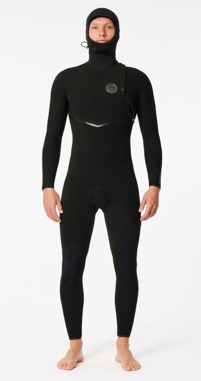 Rip Curl E-Bomb 5/4 Zip free hooded Men's wetsuit