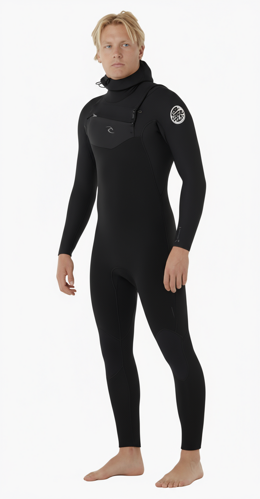 Rip Curl Dawn Patrol 5/4 Hooded Chest Zip Men's Fullsuit Wetsuit