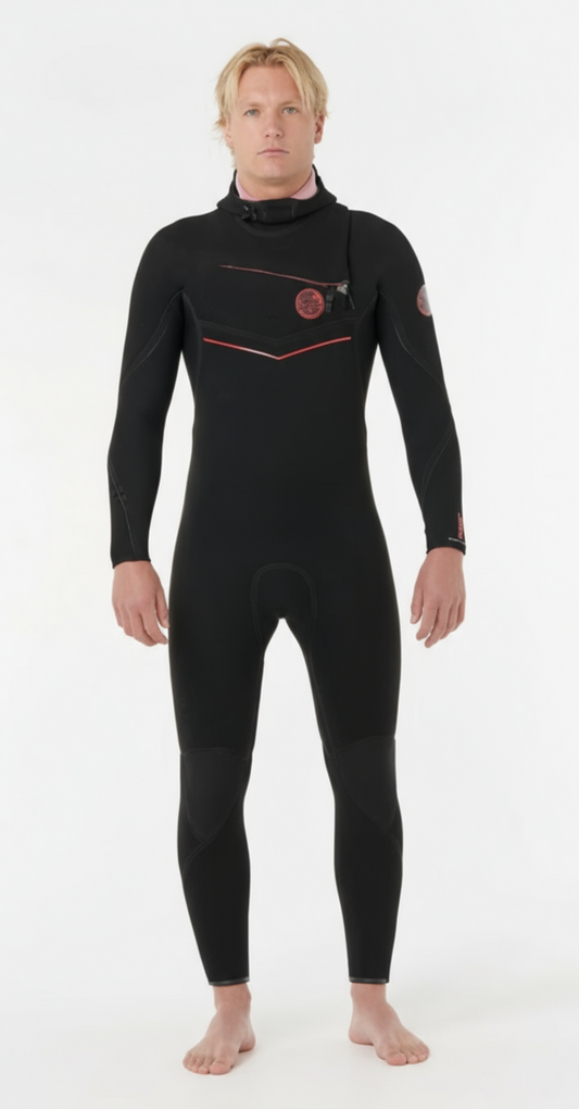 Rip Curl F-Bomb Fusion 5/4 Chest Zip With Hood Fullsuit Wetsuit