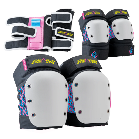 Pro-Tec Street Adult 3-PK Pad Set Santa Cruz