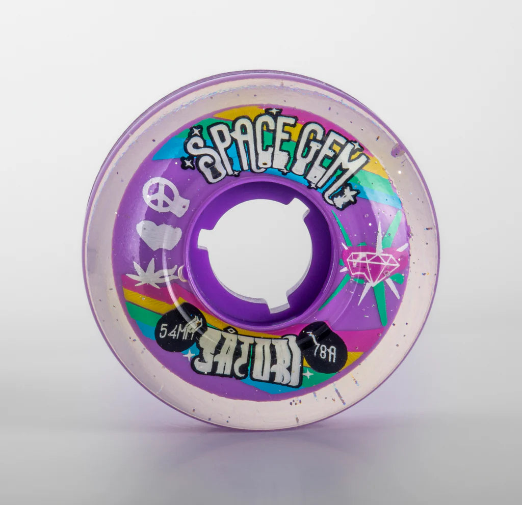 Satori Spacegem Wheels 78A 54mm White