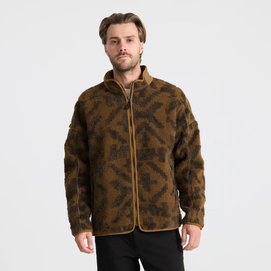 Roark Campover Jacquard Sherpa Zip