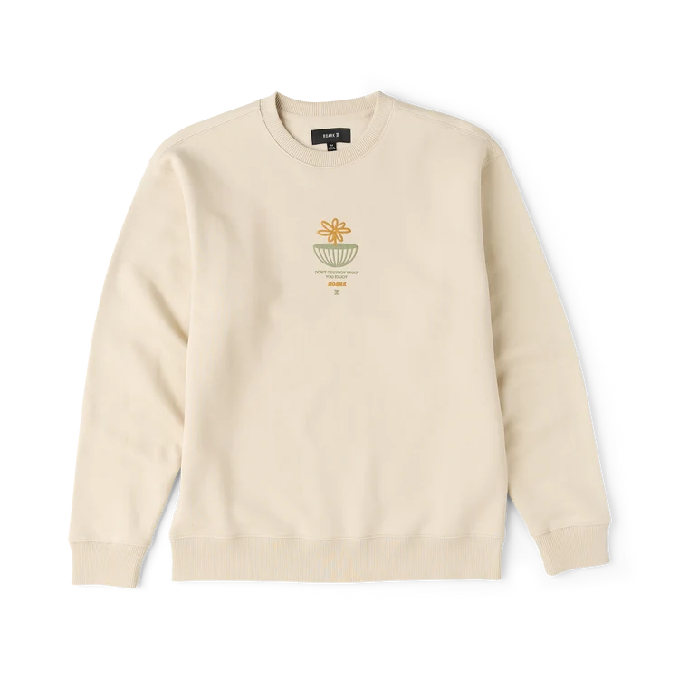 ROARK ENJOY GLOBE CREW FLEECE