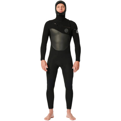 Rip Curl E7 Flashbomb 5/4 Hooded Chest Zip Wetsuit