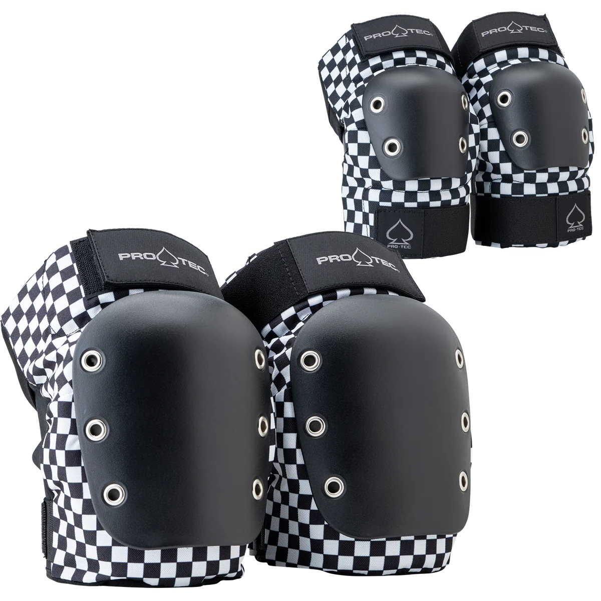 Pro-Tec Street Knee/Elbow Pad Set Black Checker