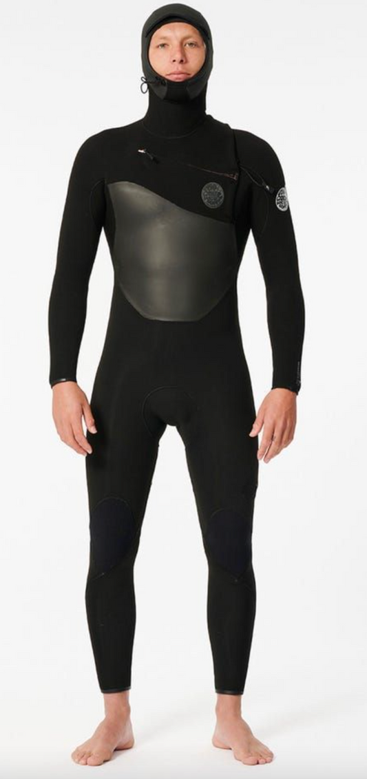 Rip Curl E7 Flashbomb 5/4 Hooded Chest Zip Wetsuit
