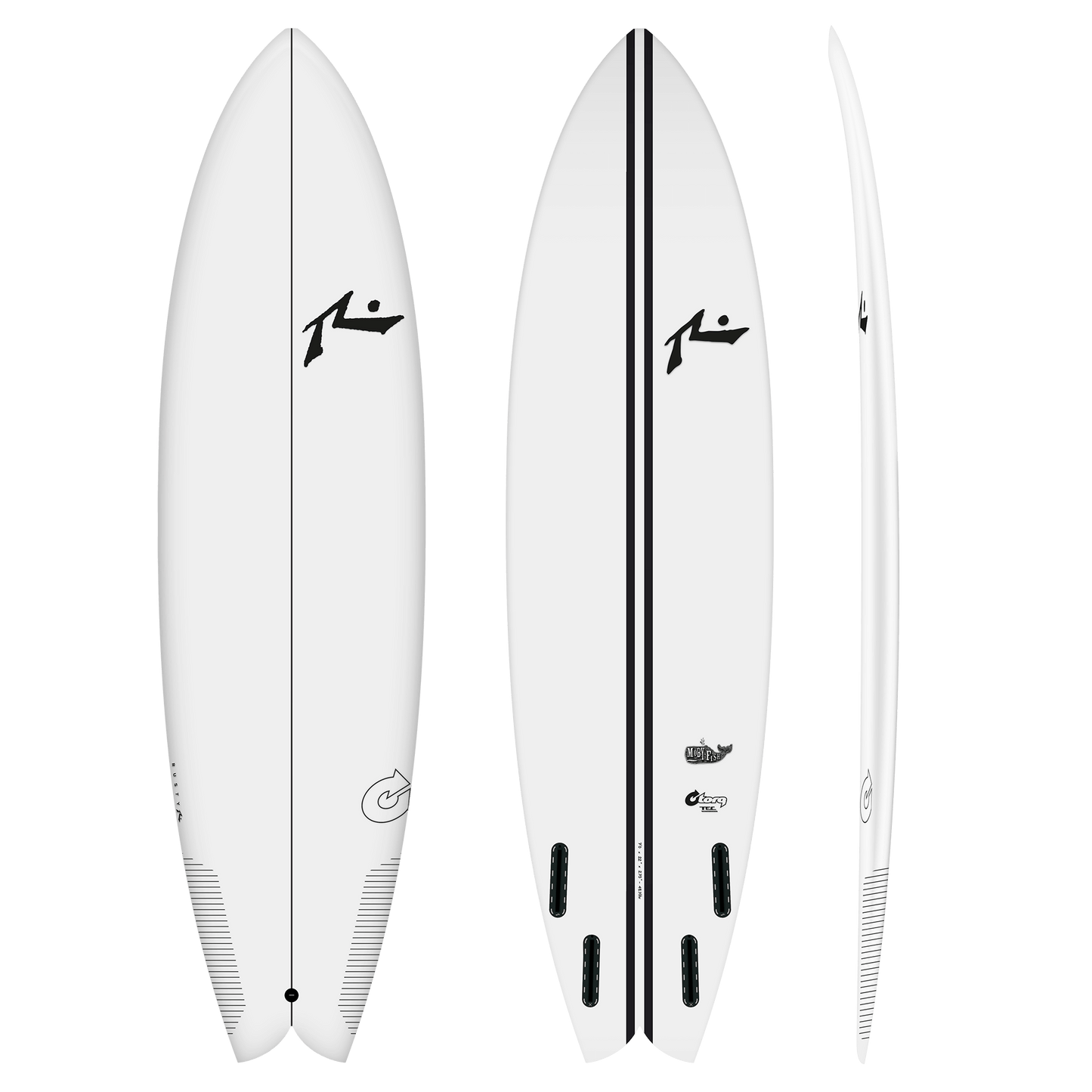 Torq X Rusty 7'4 Moby Fish TEC Surfboards