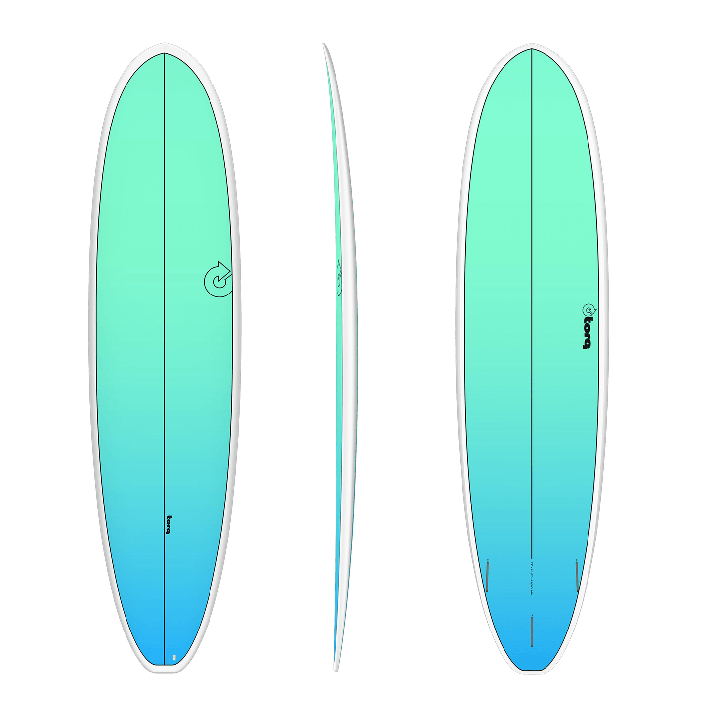 Torq 8'2 Fun V+ Surfboard Seagreen Fade