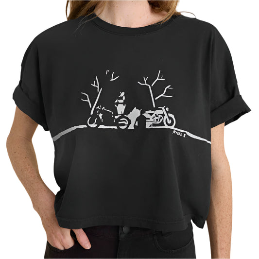 Roark Night Ride Cropped Boxy Tee