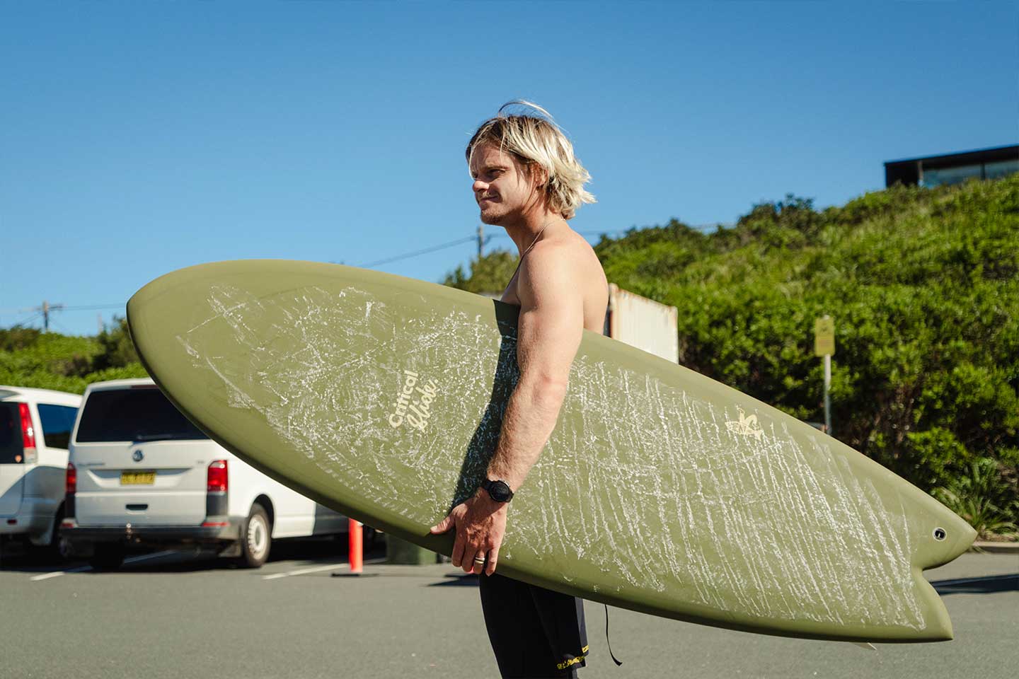 The Critical Slide Society 6'3 Angler Artichoke PU Surfboard