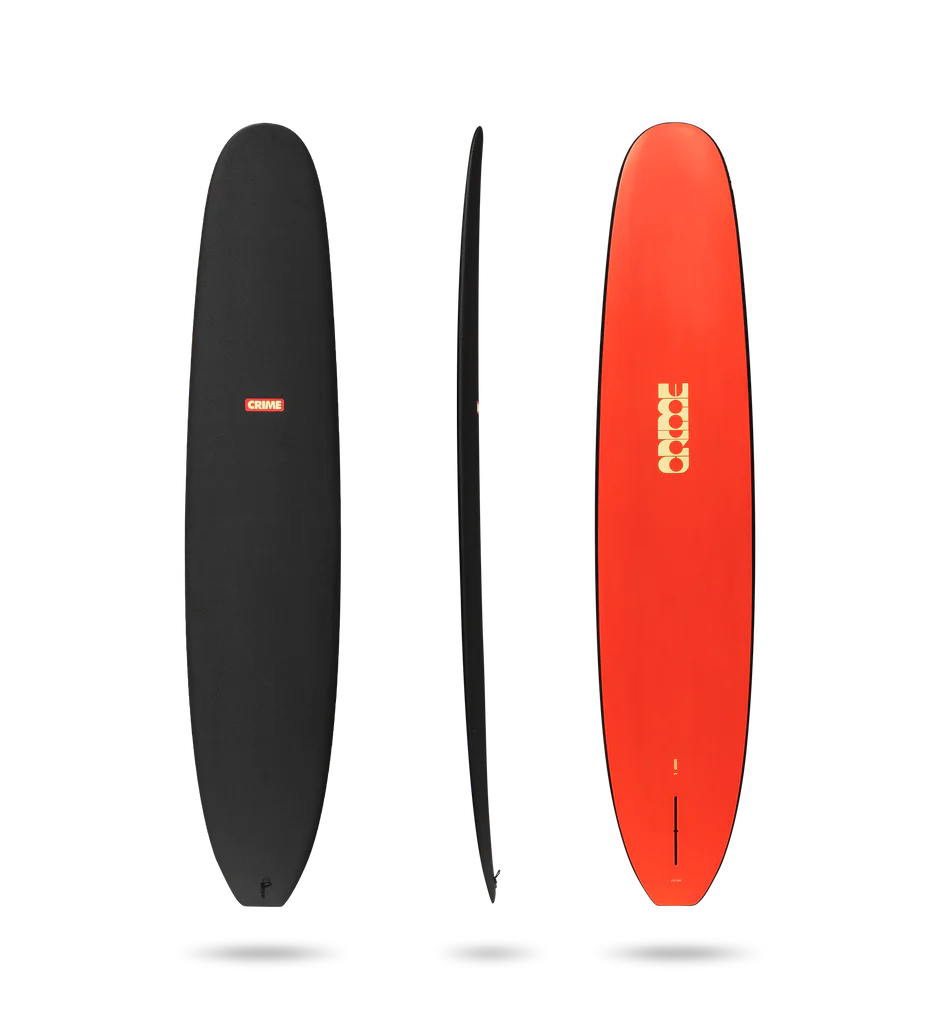 Crime 9'4 Involvement Black/Red Surfboard