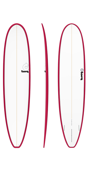 Torq 8'6 Long Surfboard Red Rail