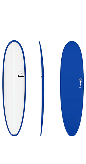 Torq Fun 7'6" surfboard Blue Rail