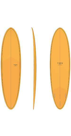 Torq 7'2 Mod Fun Surfboard Orange