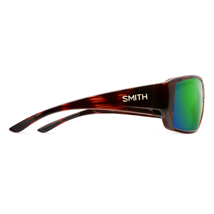 Smith Guide's Choice Sunglasses Tortoise Frame ChromaPop Glass Polarized Green Mirror Lens