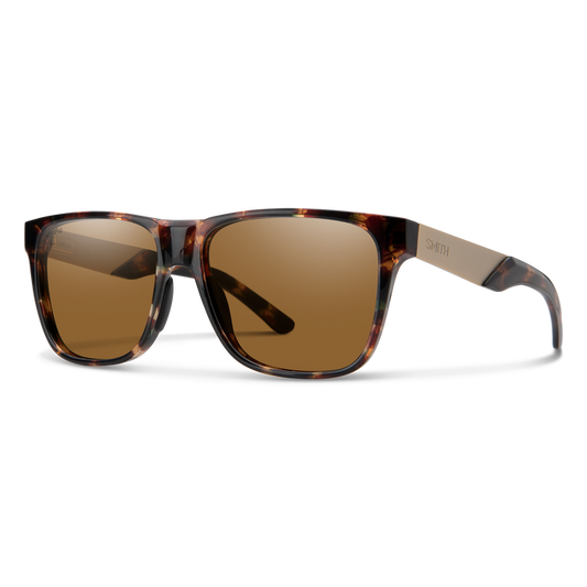 Smith Lowdown Steel Sunglasses Dark Tort Frame ChromaPop Polarized Brown Lens