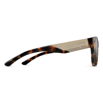 Smith Lowdown Steel Sunglasses Dark Tort Frame ChromaPop Polarized Brown Lens