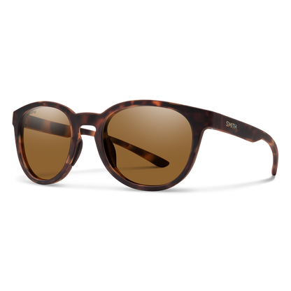 Smith Eastbank Sunglasses Matte Tort Frame ChromaPop Polarized Brown Lens